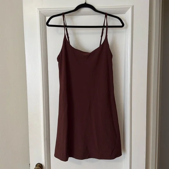 denim dress and brown boots Mila Short Jersey Dress-Denim Blue